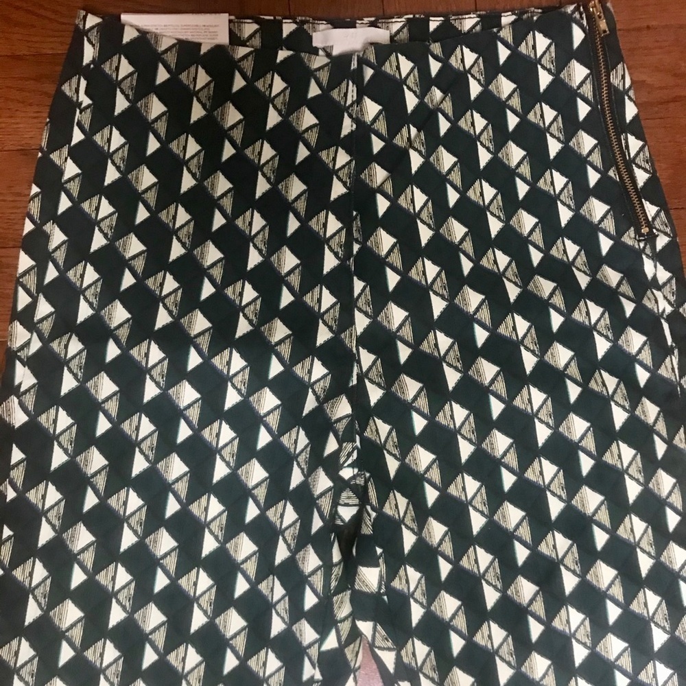 NWT High-Waisted Skinny Leg Ankle-Length Slacks - Picture 2 of 4